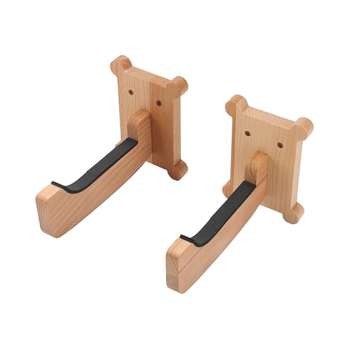 TUOJINRUIDA Surfbrett Wandhalterung Rack - Buchenholz Surfbrett Wandaufhänger mit M6 Dehnbolzen - Vertikale Surfboard Aufbewahrung für Longboard, Shortboard, Skimboard TUOJINRUIDA Surfbrett Wandhalterung Rack - Buchenholz Surfbrett Wandaufhänger mit M6 Dehnbolzen - Vertikale Surfboard Aufbewahrung für Longboard, Shortboard, Skimboard von TUOJINRUIDA