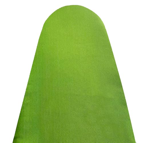 TUOLON Bügelbrettbezug Made in Italy 60 x 140 cm Universal für Dampfbügeleisen praktisch und weich Bügelbrettbezug mit Gummizug Abdeckung - Wiesengrün von TUOLON