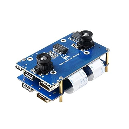 Binocular Camera Base Board Compatible with Raspberry Pi Compute Module 4 Lite/EMMC Variants Included Interface Expander Binocular Camera Base Board Compatible with Raspberry Pi Compute Module 4 Lite/EMMC Variants Included Interface Expander von TUOPUONE