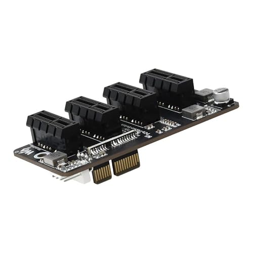 Erweiterter 4-Ch PCIe Gen 2 ×1 Expander Stabile Leistung Treiberfrei Adoptiert ASM1184 Controller von TUOPUONE