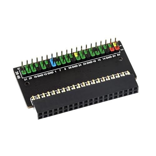 GPIO Header-Adapter, kompatibel mit Raspberry Pi 400 Header, einfache Erweiterung, farbcodierter Header von TUOPUONE