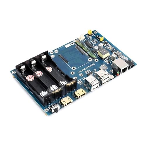 PoE UPS Basisplatine kompatibel mit Raspberry Pi Compute Module 4 Gigabit Ethernet Dual HDMI Quad USB 2.0 PoE UPS Basisplatine kompatibel mit Raspberry Pi Compute Module 4 Gigabit Ethernet Dual HDMI Quad USB 2.0 von TUOPUONE