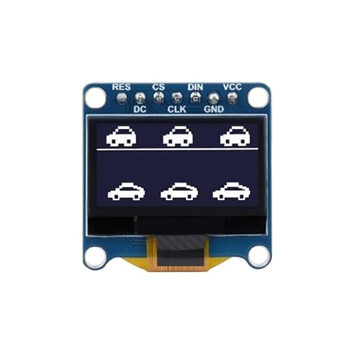 TUOPUONE 0,96 Zoll OLED-Display-Modul 128 × 64 Auflösung SPI / I2C Kommunikation von TUOPUONE