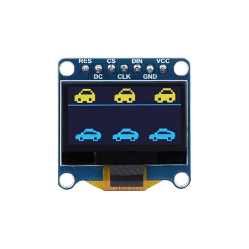TUOPUONE 0,96 Zoll OLED-Display-Modul 128 × 64 Auflösung SPI / I2C Kommunikation von TUOPUONE