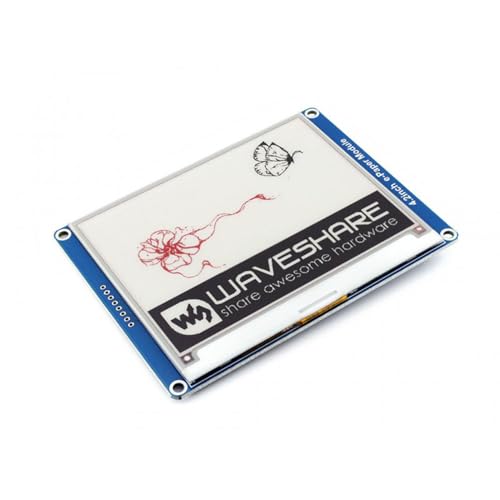 TUOPUONE 10,7 cm E-Ink-Display-Modul, kompatibel mit Raspberry Pi, 400 x 300 Pixel, Auflösung, dreifarbig, mit eingebettetem Controller, Kommunikation über SPI-Schnittstelle von TUOPUONE