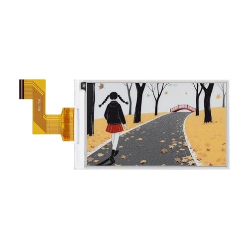 TUOPUONE 10.1 cm E-Paper Display (G) E-Ink Display 800 × 480 Pixel Rot/Gelb/Schwarz/Weiß SPI Interface Standard Raspb Pi 40PIN GPIO Header Only Raw Display von TUOPUONE