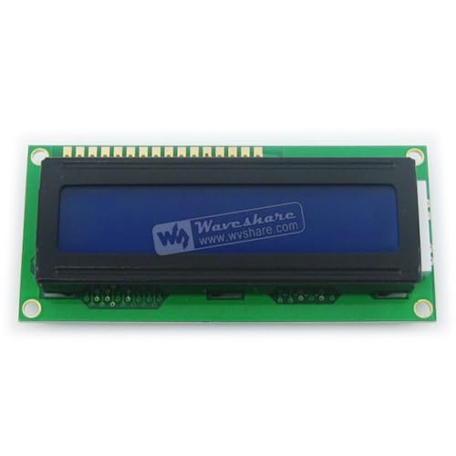 TUOPUONE 1602 LCD 16 Zeichen * 2 Zeilen Zeichen LCD Modul weißes Zeichen für Logikschaltung, blaue Hintergrundbeleuchtung, 5 V von TUOPUONE