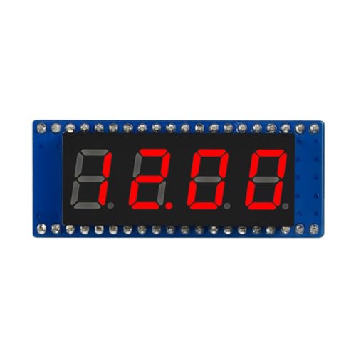 TUOPUONE 4-stelliges 8-Segment-Display-Modul, kompatibel mit Raspberry Pi Pico Embedded 74HC595-Treiber, SPI-kompatibel TUOPUONE 4-stelliges 8-Segment-Display-Modul, kompatibel mit Raspberry Pi Pico Embedded 74HC595-Treiber, SPI-kompatibel von TUOPUONE