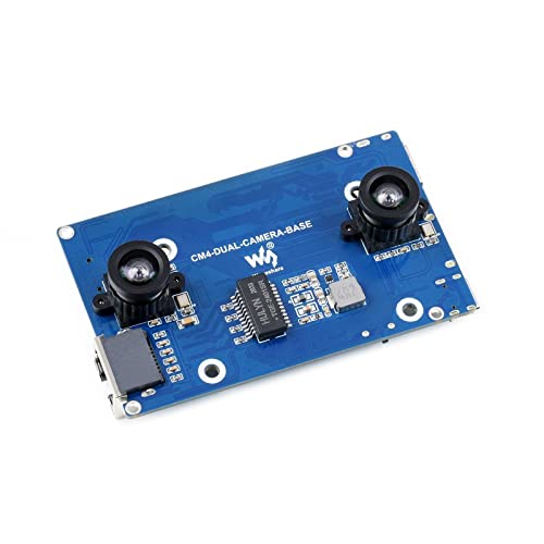 TUOPUONE Binocular Camera Base Board Compatible with Raspberry Pi Compute Module 4 Lite/EMMC Variants NOT Included Interface Expander von TUOPUONE