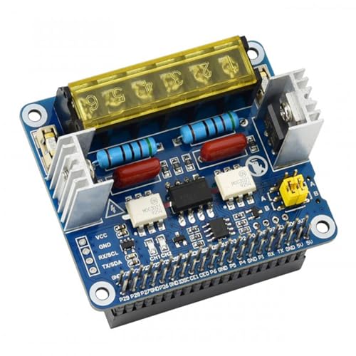 TUOPUONE Dual Channels Bidirectional Triac Hat Compatible with Raspberry Pi Integrated MCU Commands Control UART / I2C von TUOPUONE