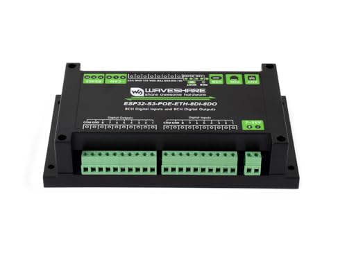 TUOPUONE Industrielle ESP32-S3-Steuerplatine mit 8-K-Digitaleingang und -ausgang, integriertem Xtensa 32-Bit LX7 Dual-Core-Prozessor bis zu 240 MHz mit mehreren Isolationsschutzschaltungen von TUOPUONE