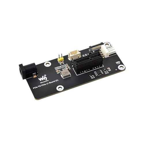 TUOPUONE PCIe FFC Connector to Standard PCIe x1 Slot Adapter Board (C) for Raspb Pi 5 Compatible with PCIe x1 x4 x8 and x16 Interface Devices von TUOPUONE