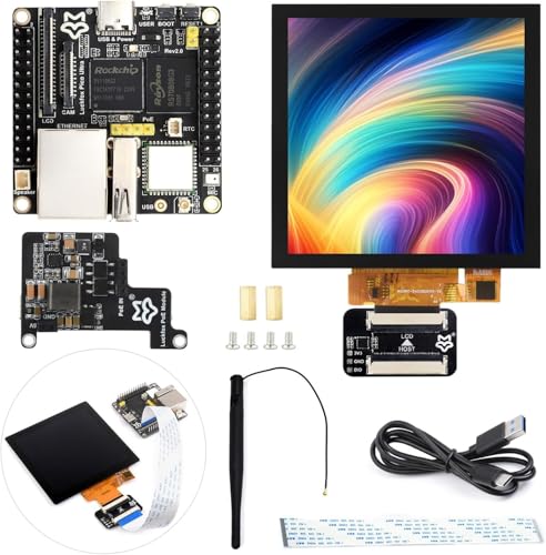 TUOPUONE Pico Ultra RV1106 Linux Micro Development Board integriert ARM Cortex-A7/RISC-V MCU/NPU/ISP Prozessoren mit kabellosem PoE-Modul mit 720 x 720 10,2 cm IPS-Touch-Display TUOPUONE Pico Ultra RV1106 Linux Micro Development Board integriert ARM Cortex-A7/RISC-V MCU/NPU/ISP Prozessoren mit kabellosem PoE-Modul mit 720 x 720 10,2 cm IPS-Touch-Display von TUOPUONE