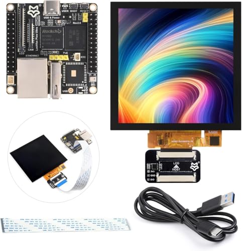 TUOPUONE Pico Ultra RV1106 Linux Micro Entwicklungsplatine integriert ARM Cortex-A7/RISC-V MCU/NPU/ISP-Prozessoren ohne kabellos, PoE-Modul mit 720 x 720 10,2 cm IPS-Touch-Display TUOPUONE Pico Ultra RV1106 Linux Micro Entwicklungsplatine integriert ARM Cortex-A7/RISC-V MCU/NPU/ISP-Prozessoren ohne kabellos, PoE-Modul mit 720 x 720 10,2 cm IPS-Touch-Display von TUOPUONE
