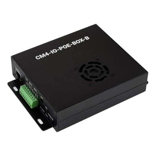 TUOPUONE PoE Mini-Computer (Typ B) kompatibel mit Raspberry Pi Rechenmodul 4 (nicht im Lieferumfang enthalten), Metallgehäuse mit Lüfter, schnell und einfach einen Mini-Computer zu bauen von TUOPUONE