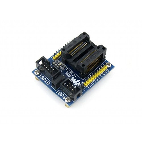 TUOPUONE T2313+ ADP AVR Programmieradapter Enplas IC Test & Burn-in Sockel mit einer einfachen Platine speziell für AVR SOIC20 (300 mil) Paket von TUOPUONE