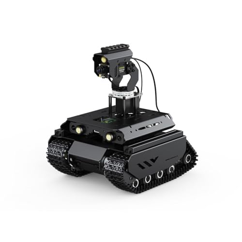 TUOPUONE UGV Beast Open-Source-Offroad-KI-Roboter, kompatibel mit Raspberry Pi 4B Dual-Controllern, Ganzmetall-Körper, Computer Vision mit RPi4B und Pan-Tilt Modul TUOPUONE UGV Beast Open-Source-Offroad-KI-Roboter, kompatibel mit Raspberry Pi 4B Dual-Controllern, Ganzmetall-Körper, Computer Vision mit RPi4B und Pan-Tilt Modul von TUOPUONE