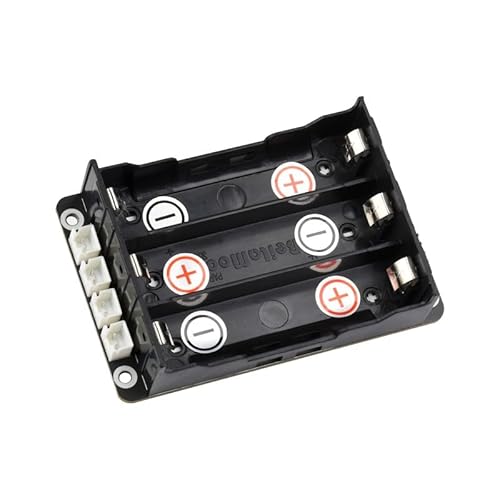 TUOPUONE Unterbrechungsfreies Stromversorgungsmodul, kompatibel mit Raspberry Pi 4B, unterstützt Laden und Stromausgang zur gleichen Zeit, I2C-Bus-Kommunikation, 3S-Ausgang und 5 V, 5 A von TUOPUONE