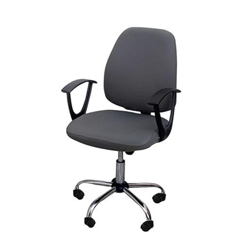 Bürostuhl Bezug,Office Chair Cover 1 Set Office Chair Covers ElasticGaming Lift Removable Computer Chair Slipcover Rotating Escritorio(S11) von TUOYDJA