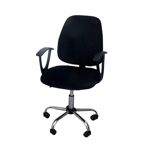 Bürostuhl Bezug,Office Chair Cover 1 Set Office Chair Covers ElasticGaming Lift Removable Computer Chair Slipcover Rotating Escritorio(S14) von TUOYDJA