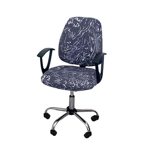 Bürostuhl Bezug,Office Chair Cover 1 Set Office Chair Covers ElasticGaming Lift Removable Computer Chair Slipcover Rotating Escritorio(S3) von TUOYDJA