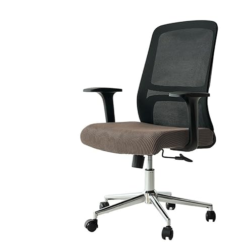 Bürostuhl Bezug,Office Chair Cover 1PC Thicken Striped Office Chair Cover Stretch Computer Covers Lift Rotating Gaming Chair Protector Study Room Home(A2 Seat Cover) von TUOYDJA