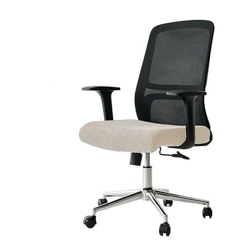 Bürostuhl Bezug,Office Chair Cover 1PC Thicken Striped Office Chair Cover Stretch Computer Covers Lift Rotating Gaming Chair Protector Study Room Home(A4 Seat Cover) von TUOYDJA
