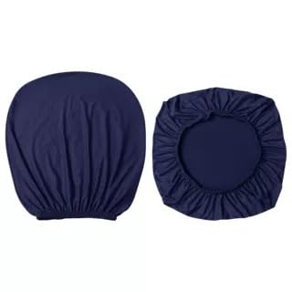 Bürostuhl Bezug,Office Chair Cover Elastic Stretch Universal Computer Chair Chair Covers Solid Color Protector(Seat Cover + Backrest Cover) Washable(Blue4) von TUOYDJA