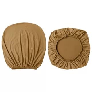 Bürostuhl Bezug,Office Chair Cover Elastic Stretch Universal Computer Chair Chair Covers Solid Color Protector(Seat Cover + Backrest Cover) Washable(Khaki) von TUOYDJA