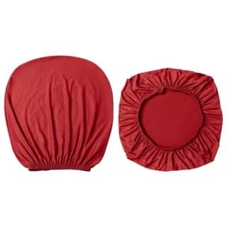 Bürostuhl Bezug,Office Chair Cover Elastic Stretch Universal Computer Chair Chair Covers Solid Color Protector(Seat Cover + Backrest Cover) Washable(Red) von TUOYDJA