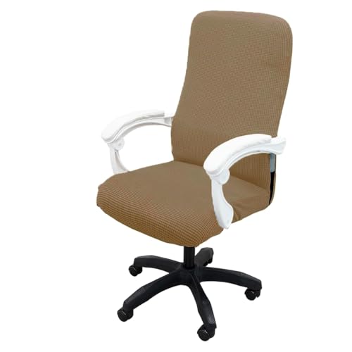 Bürostuhl Bezug,Office Chair Cover Thickened Computer Office Chair Covers Dustproof Pet Scratch Resistant Retractable Office Chair Cover(6,M) von TUOYDJA