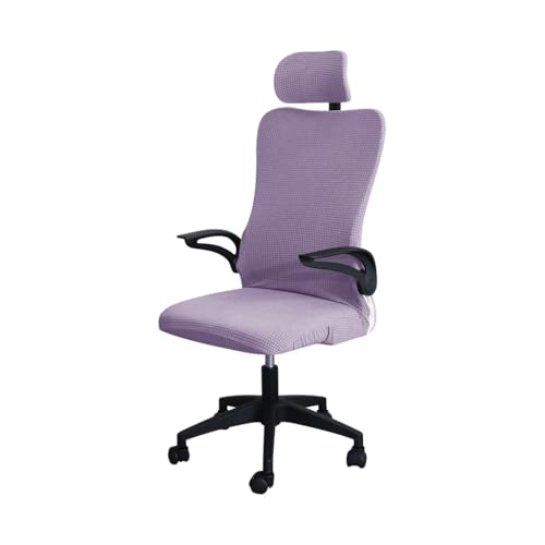 Bürostuhl Bezug,Office Chair Cover Water Repellent Game Chair Cover with Headrest for Office Internet Cafe Computer Armrest Gaming Covers(B-4) von TUOYDJA
