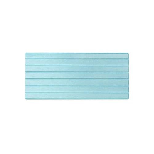 Diatomite Stone Bath Mat,Quick Dry Stone Mat Kitch 1/2 Stück wasserabsorbierende Kieselgur-Untersetzer mit Rillen, Badezimmer-Waschtischablagen, sofort trockener Waschbecken-Organizer, wasserabsorbier von TUOYDJA