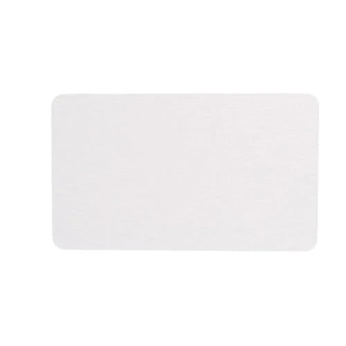Diatomite Stone Bath Mat,Quick Dry Stone Mat Kitch 2 STÜCKE Wasserabsorbierende Untersetzer Spülbeckenablage Rutschfeste Streifen Boden Wasserabsorbierende Stein Erde Küchenablage(White 16x8cm) von TUOYDJA