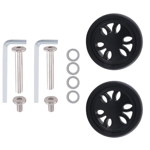 Koffer Rollen Ersatz 50 mm x 15 Gepäckräder Ersatz Verschleißfeste Pu-Rollen Koffer Ersatzräder Gepäck Koffer Rollen Ersatz 50 mm x 15 Gepäckräder Ersatz Verschleißfeste Pu-Rollen Koffer Ersatzräder Gepäck von TUOYDJA