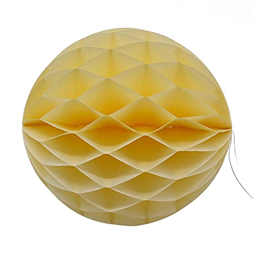 Lampions,Papierlampion 10 stücke runde hängende papier waben blühen bälle handwerk party hochzeit dekoration papier laterne pompom(PH03,12inch 30cm) von TUOYDJA