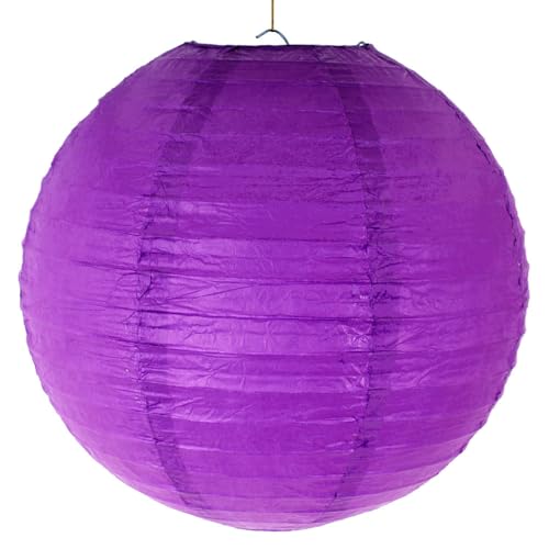 Lampions,Papierlampion 10pcs Papierlaterne Partei-runde Kugel Hochzeit hängende weiße Laternen-Dekoration-Geburtstag-Dekor-Supplies(B,6inch(15cm)) von TUOYDJA