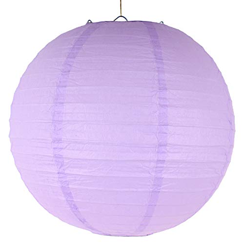 Lampions,Papierlampion 10pcs Papierlaterne Partei-runde Kugel Hochzeit hängende weiße Laternen-Dekoration-Geburtstag-Dekor-Supplies(C,10inch(25cm)) von TUOYDJA