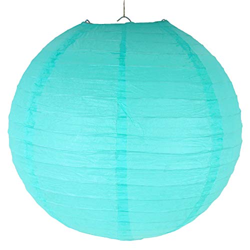 Lampions,Papierlampion 10pcs Papierlaterne Partei-runde Kugel Hochzeit hängende weiße Laternen-Dekoration-Geburtstag-Dekor-Supplies(F,6inch(15cm)) von TUOYDJA