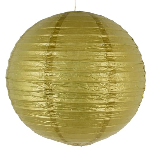 Lampions,Papierlampion 10pcs Papierlaterne Partei-runde Kugel Hochzeit hängende weiße Laternen-Dekoration-Geburtstag-Dekor-Supplies(G,14inch(35cm)) von TUOYDJA