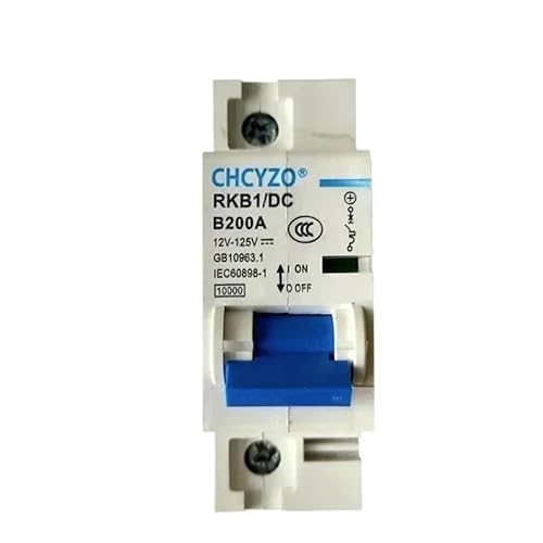Leitungsschutzschalter,Sicherungsautomat 1P DC Circuit Breaker DC12V-120V Solar Batterie Protector 80A 100A 125A 150A 200A 250A Circuit Breaker Schutz Schalter(250A) von TUOYDJA