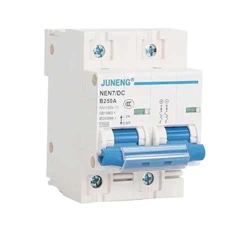 Leitungsschutzschalter,Sicherungsautomat DC Circuit Breaker 1P 2P 12V24V48V60V120V Luft Schalter 63A 80A 100A 125A 150A 200A 250A Solar Batterie Circuit Breaker(2P,80A) von TUOYDJA