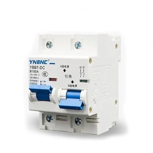 Leitungsschutzschalter,Sicherungsautomat DC Circuit Breaker 80A 100A 125A 150A 200A 250A Asynchrone Steuerung Switch12V 24V 36V 48V 125V Solar batterie Strom Protector(125A) von TUOYDJA