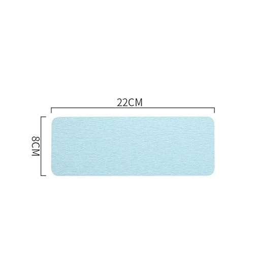 TUOYDJA Diatomite Stone Bath Mat,Quick Dry Stone Mat Kitch 2 STÜCKE Wasserabsorbierende Pad Hitzebeständige Untersetzer Küchenspüle Wasserhahn Matte rutschfeste Schnelltrocknende(Green,M) von TUOYDJA