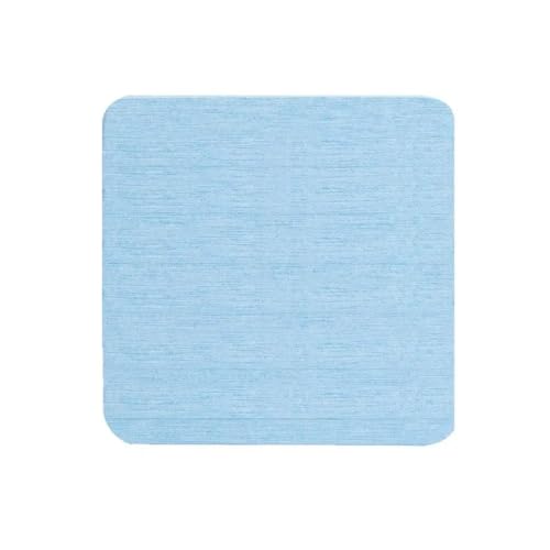 TUOYDJA Diatomite Stone Bath Mat,Quick Dry Stone Mat Kitch 2 STÜCKE Wasserabsorbierende Untersetzer Spülbeckenablage rutschfeste Streifen Boden Wasserabsorbierende Stein Erde Küchenablage(Blue 8x8cm) von TUOYDJA
