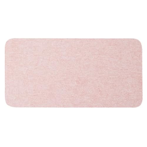 TUOYDJA Diatomite Stone Bath Mat,Quick Dry Stone Mat Kitch 2 stücke Wasser-Sbsorbing Stein Tablett for Waschbecken Saugfähigen Untersetzer Wasser Absorbieren Stein Tablett(Pink) von TUOYDJA