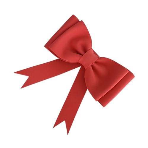 TUOYDJA Geschenkschleife Groß 2 Stücke Große Bunte Bowknot Kuchen Dekorationen for Geburtstag DIY Party Hochzeit Dessert Decor(Red) von TUOYDJA