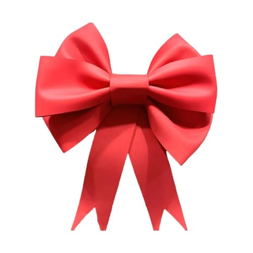 TUOYDJA Geschenkschleife Groß Weihnachtsdekoration Big Bow Hochzeitsbogen Geburtstagsfeier Fest Anlass Auto Dekor Riesenbogen DIY Material(Red,50cm (Middle)) von TUOYDJA