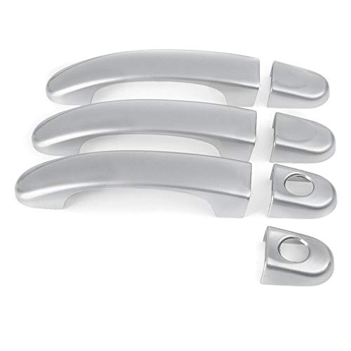 TUOYDJA Türgriffe Abdeckkappen 8 Verschiedene Style 1 Set Türgriffabdeckungen for VW for T5 2003 2004-2015 for T6 2015-up for Caddy van 2004-2015(7pcs Grey) von TUOYDJA