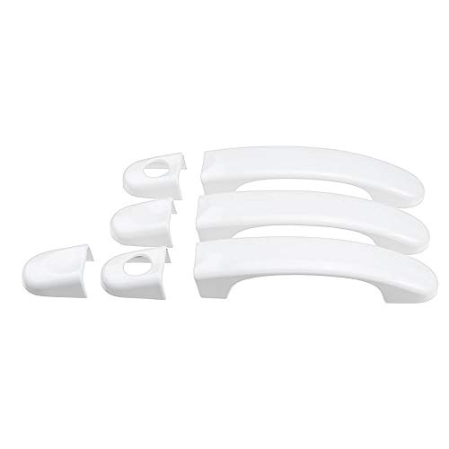 TUOYDJA Türgriffe Abdeckkappen 8 Verschiedene Style 1 Set Türgriffabdeckungen for VW for T5 2003 2004-2015 for T6 2015-up for Caddy van 2004-2015(7pcs white) von TUOYDJA